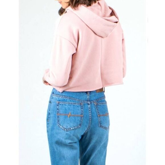 Rusty Women's Baller Hooded Fleece Hoodie Shell Pink Medium - Picture 5 of 7